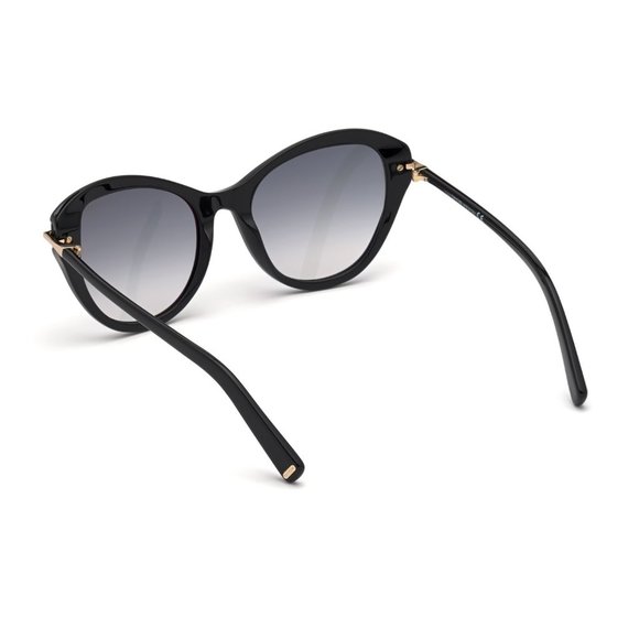 TOM FORD LEIGH TF850 01B WOMEN'S SUNGLASSES TOM FORD GREY EYEWEAR FT0850/S 01B - Picture 6 of 7